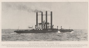 Den isbrytande järnvägsfärjan Steamer Scotia av English Photographer