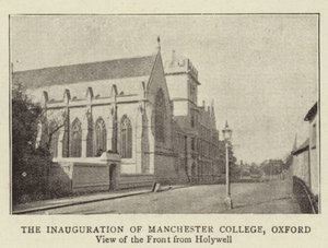 Invigningen av Manchester College, Oxford av English Photographer