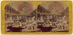 Den internationella utställningen 1862: Nordvästra tvärskeppet av English Photographer