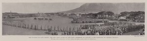 The Invasion of Cape Colony, New Town Guard of Cape Town samlades den 12 januari för inspektion av General Brabant av English Photographer