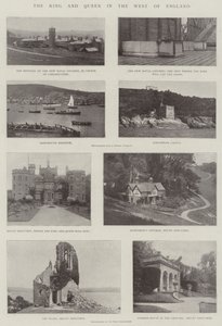 Kungen och drottningen i västra England