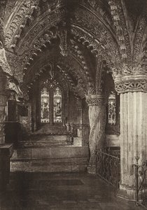 The Lady Chapel, Rosslyn Chapel, Midlothian (s/v foto) av English Photographer