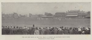 The Last Test Match at the Oval, Mr F S Jackson och Haywards Brave Stand av English Photographer