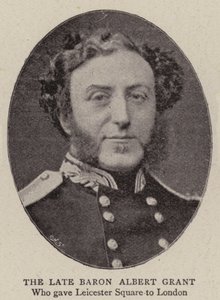 Den framlidne baronen Albert Grant av English Photographer