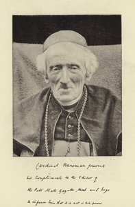 Den framlidne kardinal Newman av English Photographer