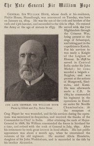 Den avlidne generalen Sir William Hope av English Photographer