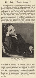 Den sene Lewis Carroll av English Photographer