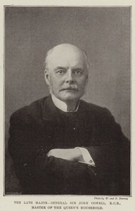 Den avlidne generalmajoren Sir John Cowell, KCB, Master of the Queens Household av English Photographer