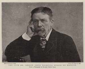 Den avlidne herr George Louis Palmella Busson Du Maurier av English Photographer