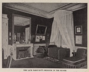 The Late Presidents Bedroom i Elysee av English Photographer