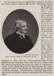 Den sene Sir James R Drummond, GCB av English Photographer