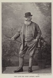 Den framlidne Sir John Astley, Baronet av English Photographer
