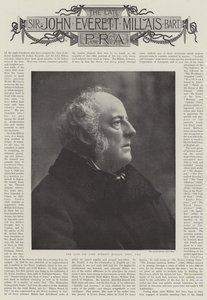 Den sene Sir John Everett Millais, dödsannonser
