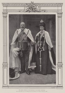 Det senaste porträttet av kung Edward VII och drottning Alexandra