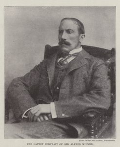 Det senaste porträttet av Sir Alfred Milner av English Photographer