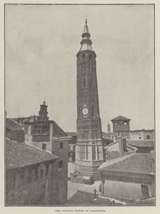 Det lutande tornet i Zaragoza av English Photographer