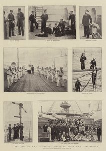 Förlusten av HMS Victoria, scener ombord på HMS Camperdown
