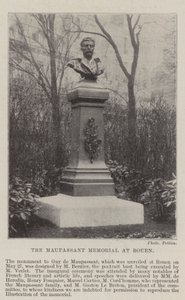 Maupassant-minnesmärket i Rouen av English Photographer
