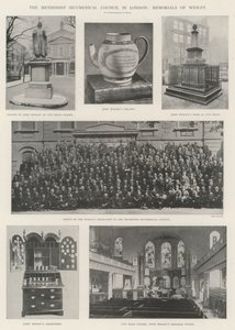 Methodist Ecumenical Council i London, Memorials of Wesley av English Photographer