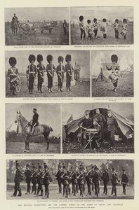 De militära manövrarna och kameran, scener i lägren Churn och Crookham