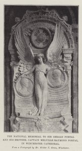 National Memorial för Sir Gerald Portal och hans bror, kapten Melville Raymond Portal, i Winchester Cathedral av English Photographer