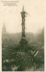 Nelson-firandet på Trafalgar Square, London, 21 oktober 1905 av English Photographer