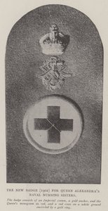 The New Badge (1902) för Queen Alexandras Naval Nursing Sisters av English Photographer