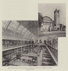 Den nya byggnaden av Horniman Museum vid Forest Hill, öppnade den 29 juni av English Photographer