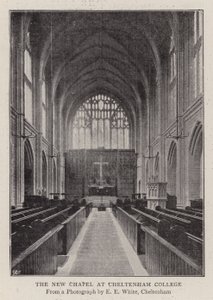 Det nya kapellet på Cheltenham College av English Photographer