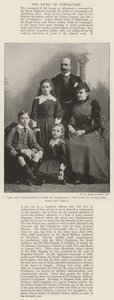 Den nye överbefälhavaren vid Aldershot, hertigen av Connaught, med sin familj av English Photographer