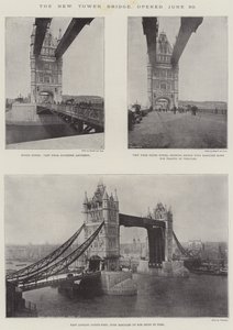 The New Tower Bridge, öppnade 30 juni