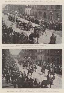 The New Viceroy of Ireland, statens inträde i Dublin, 25 september