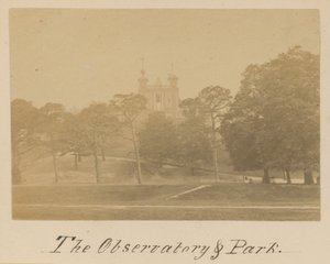 Observatoriet och parken, Greenwich av English Photographer