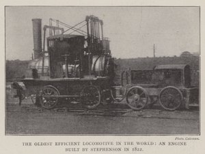 Det äldsta effektiva loket i världen, en motor byggd av Stephenson 1822 av English Photographer