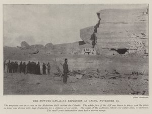 Powder-Magazine-explosionen i Kairo, 19 november av English Photographer
