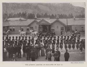 The Queens anländer till Ballater den 27 maj av English Photographer