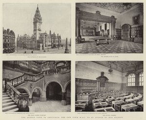 Queens besöker Sheffield, det nya rådhuset som ska öppnas av Hennes Majestät av English Photographer