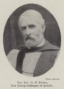 Pastor G C Fisher, ny biskop-Suffragan av Ipswich av English Photographer
