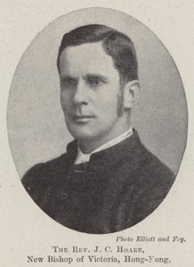 Pastor J C Hoare, ny biskop av Victoria, Hong-Kong av English Photographer