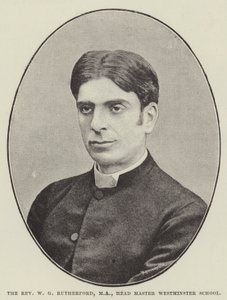 Pastor WG Rutherford, MA, Head Master Westminster School av English Photographer