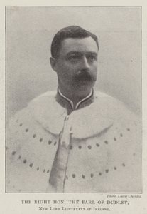 Den höge ärade Earl of Dudley, New Lord Lieutenant of Ireland av English Photographer