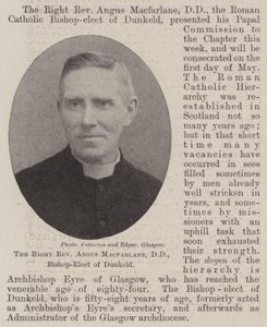 Den högra pastor Angus Macfarlane, DD, tillträdande biskop av Dunkeld av English Photographer