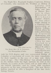 Den högra pastor RS Copleston, New Metropolitan of India av English Photographer