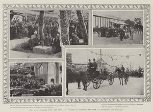 Royal Colonial Tour, hertigen och hertiginnan av Cornwall och York i Melbourne och Ballarat