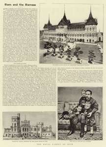 Den kungliga familjen Siam