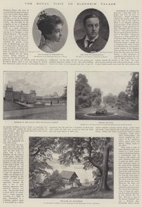 Det kungliga besöket i Blenheim Palace, 28 november 1896