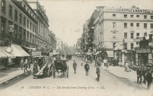 The Strand från Charing Cross, London av English Photographer