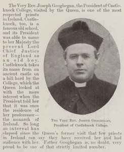 The Very Reverend Joseph Geoghegan, president för Castleknock College av English Photographer
