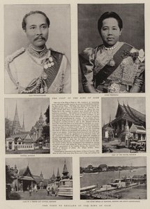 Kungen av Siams besök i England av English Photographer