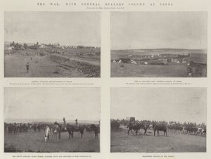 Kriget, med General Bullers Column vid Frere av English Photographer